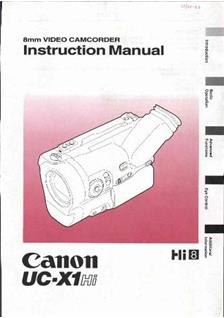 Canon UC X 1 Hi manual
